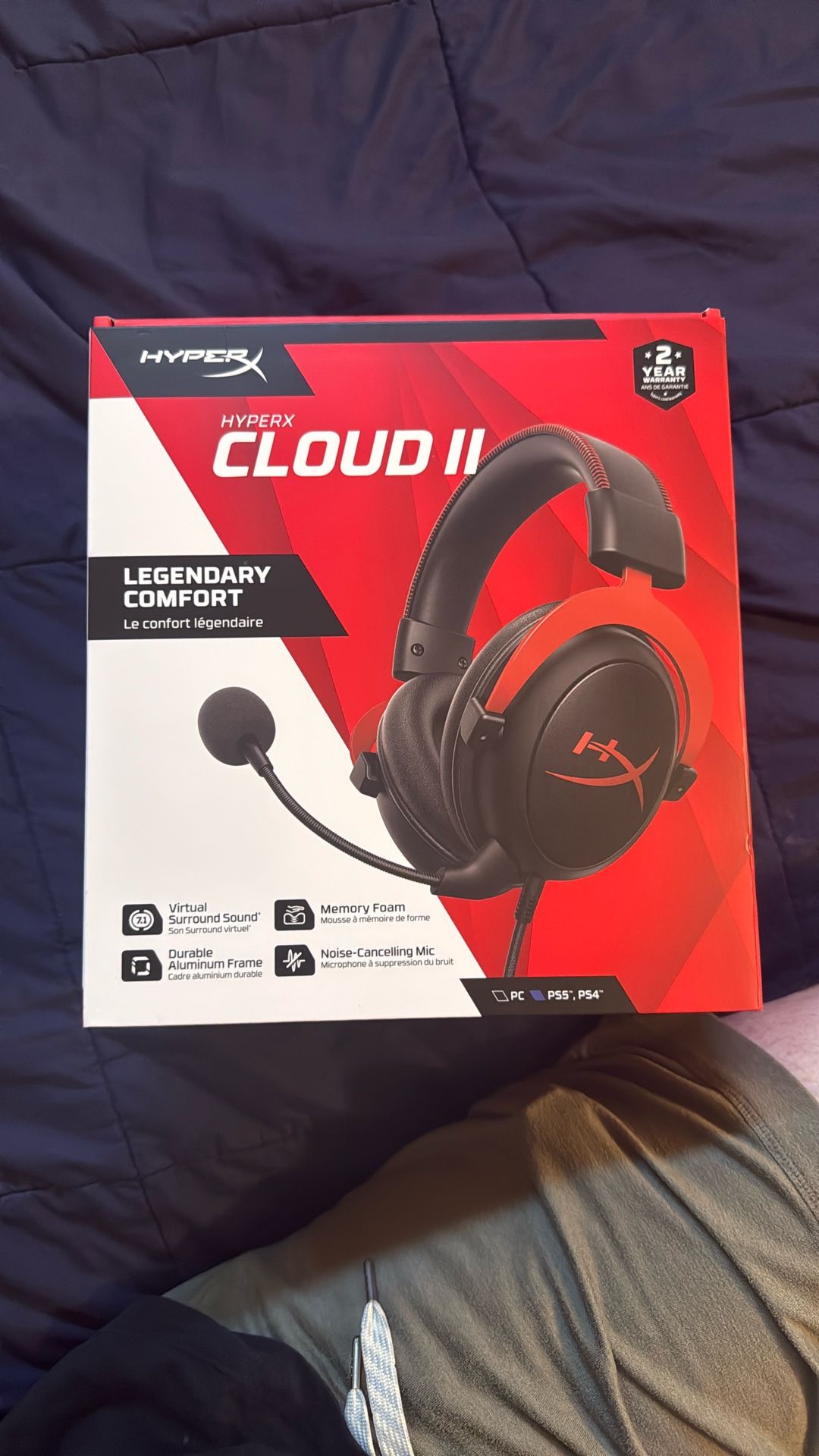 HyperX Cloud 2 (wired) - Brand new/sealed Box