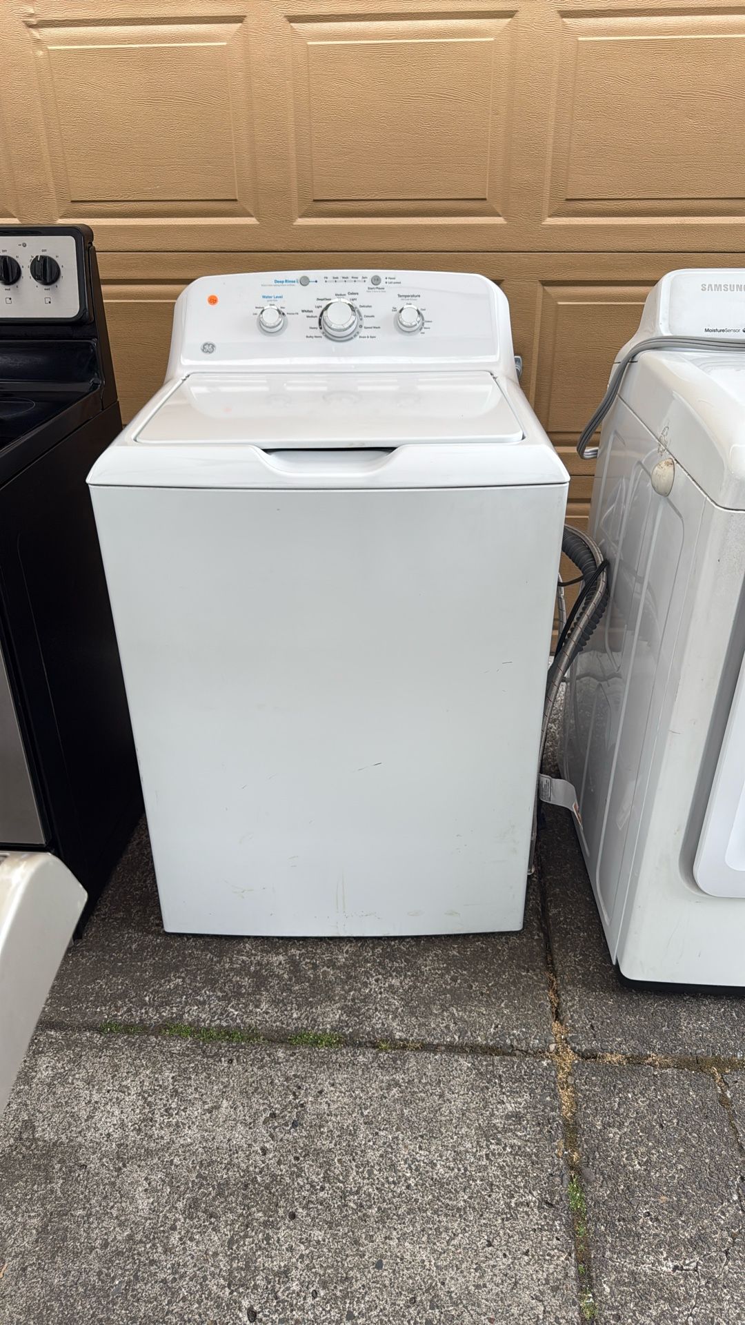 Lavadora General Eléctrica Blanca