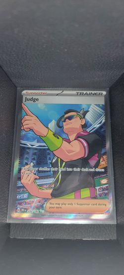 Pokémon Judge Trainer Card 222/182 DRI Holo