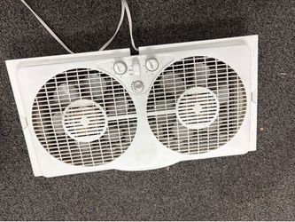 Window dual fan