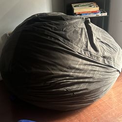Large Bean Bag, 7-Feet, Charcoal