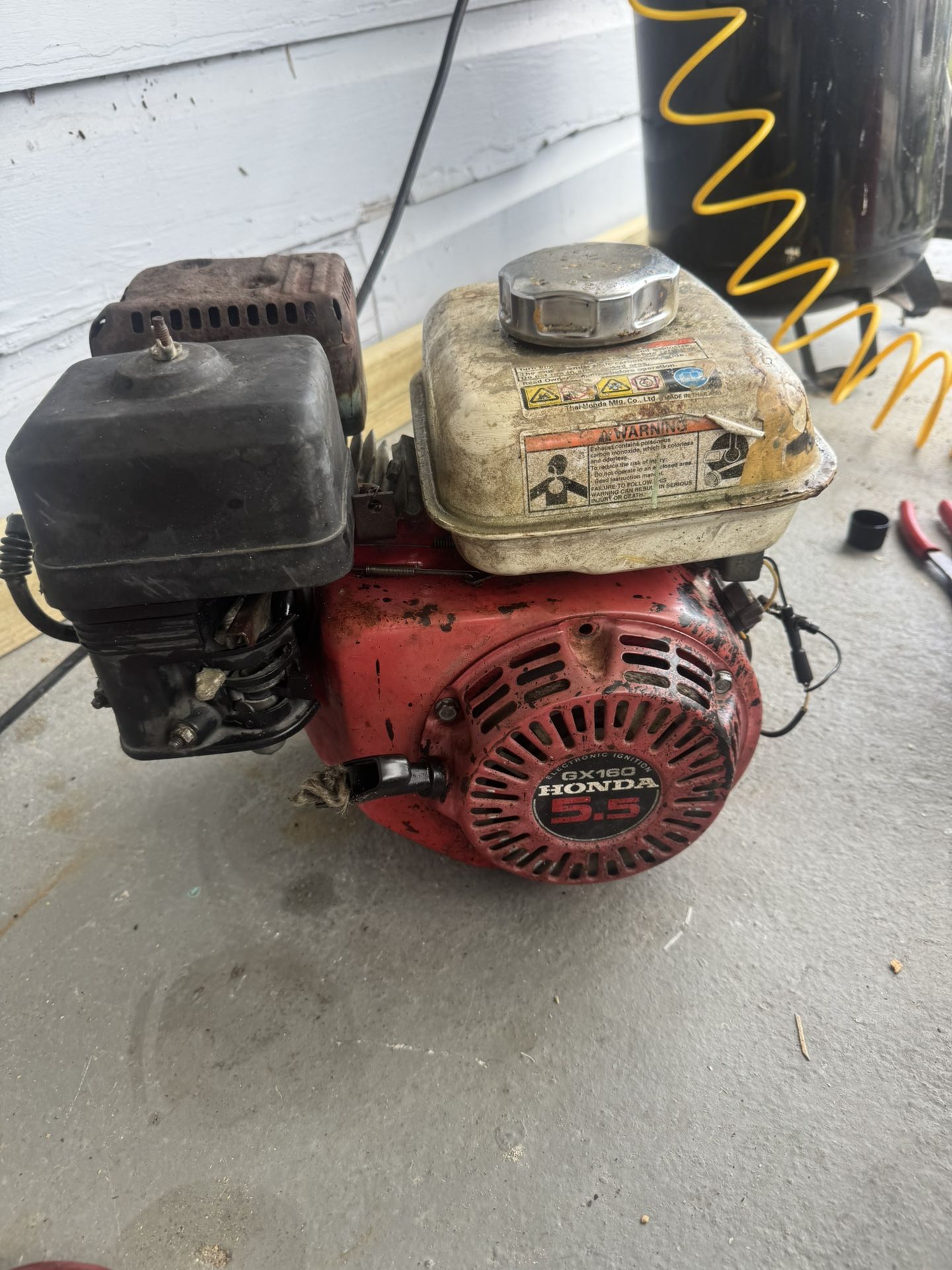 Honda Gx160 Engine Running