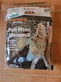 Werewolf Costume Kids Size M