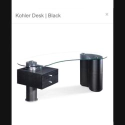Ultra Modern Kohler Desk, Black 