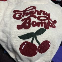 Knit Cherry top
