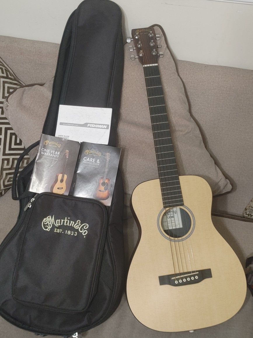 Martin LXME Acoustic Guitar With Case Little Martin