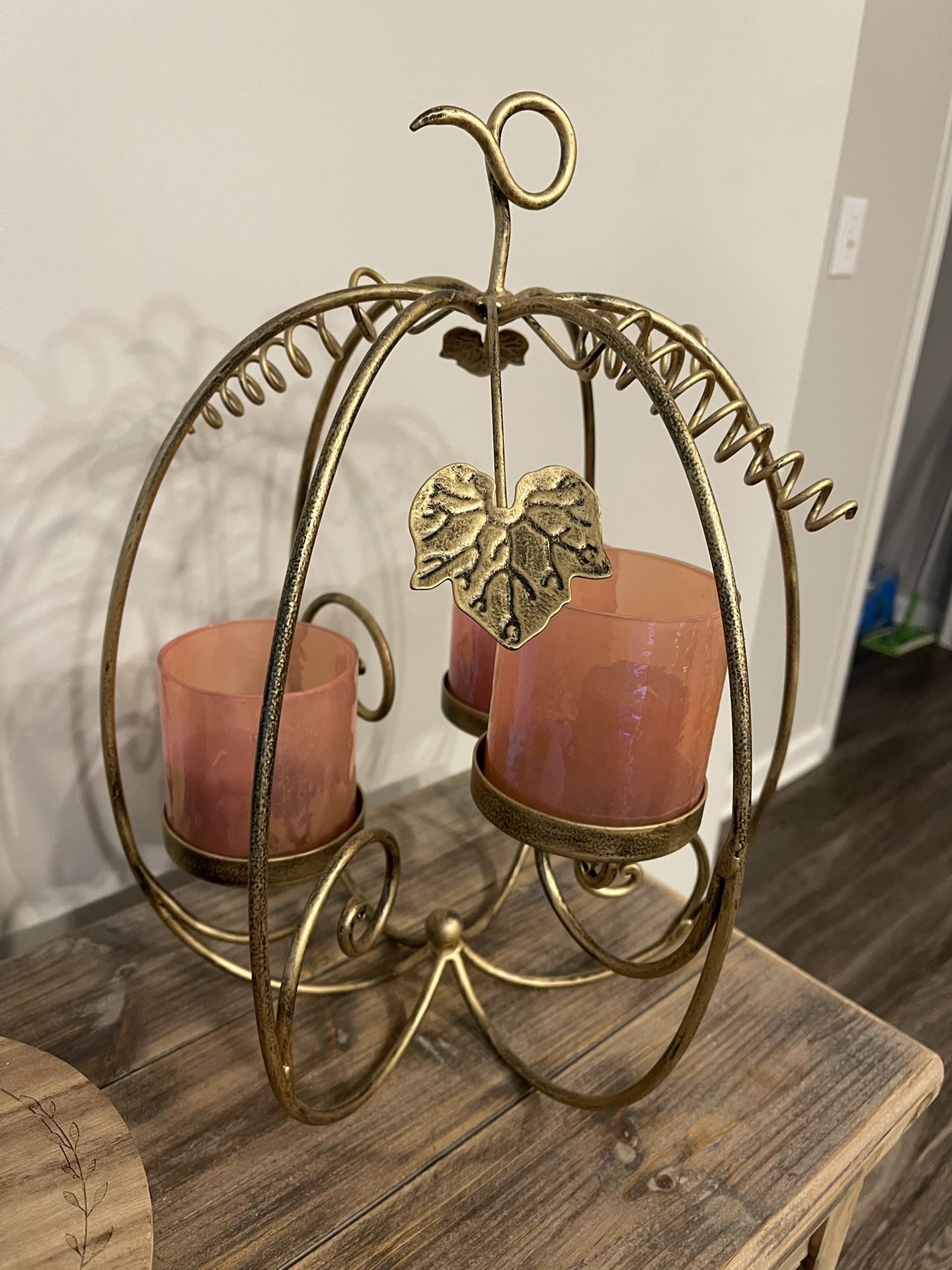 Beautiful Pumpkin Candle Light Decoration $12
