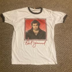 Vintage Screen Stars Neil Diamond Concert Ringer Shirt