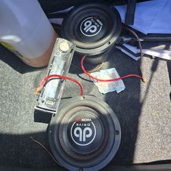2 amplifier skar Audio RP-350.1D Y  Sony Xplod subwoofer 6.5 Db Drive Wdx 3k 