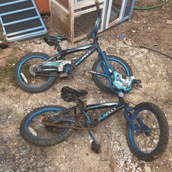 Two kids bikes