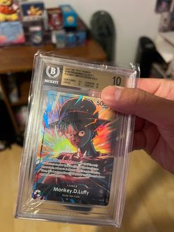 Beckett Pristine 10 Luffy One Piece Promo Card Official Playmat Vol. 5
