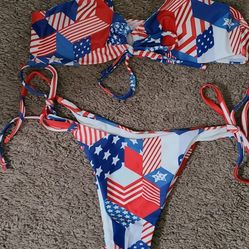 American Flag Bikini 