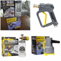 Chemical Guys (Car Wash Dryer) ProBlow Hand Held Dryer & Blower+Foam Cannon+Pressure Washer Gun