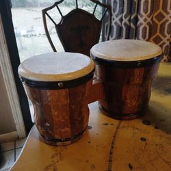 Antique Bongo Drums