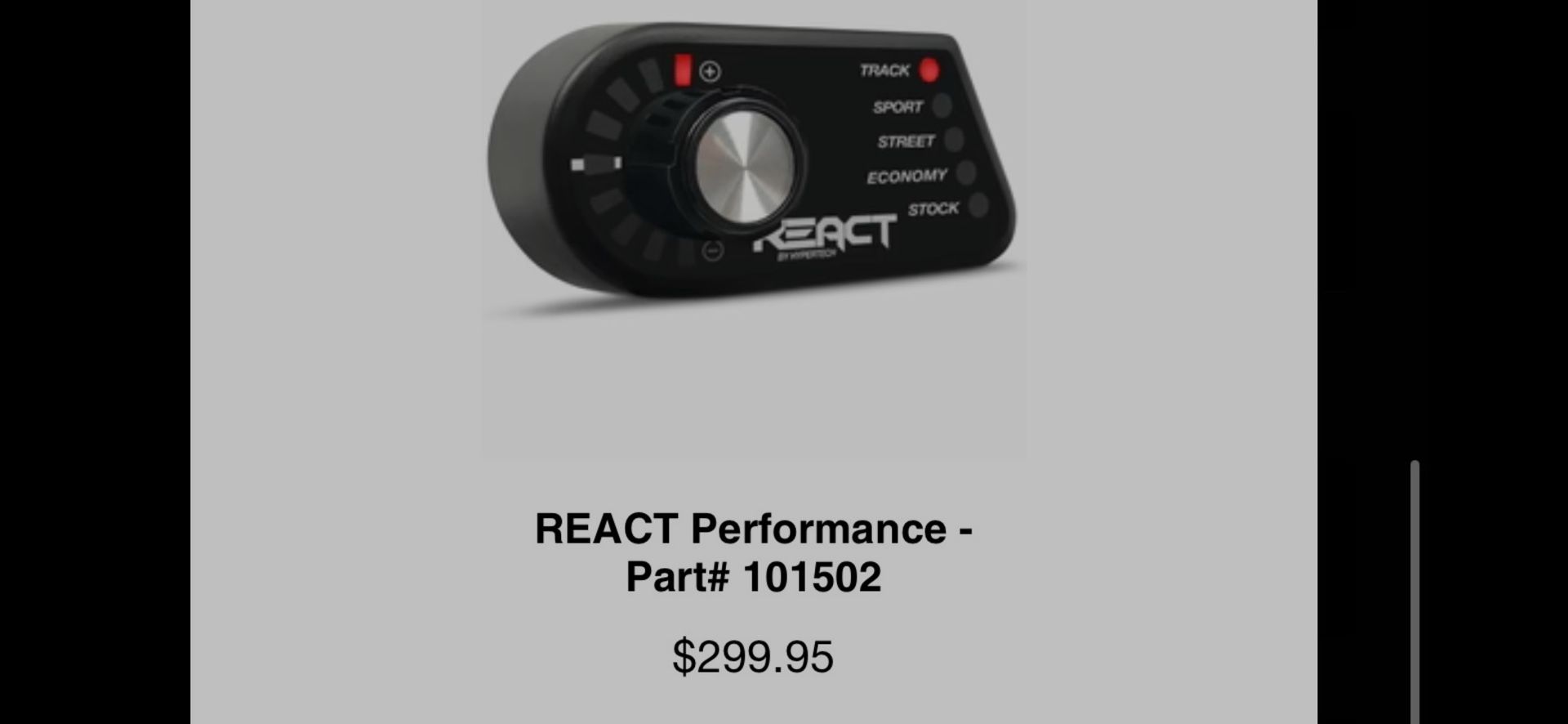 Hypertech REACT Performance Throttle Control