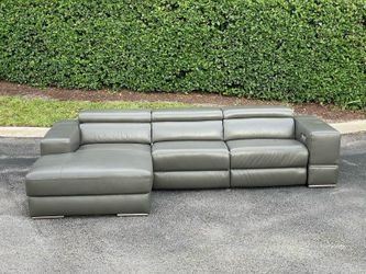 🛋️Sectional Couch/Sofa - Electric Recliner - Leather - Delivery Available 🚛