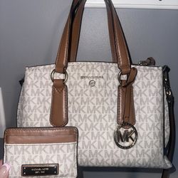 Michael Kors Emma Satchel  + Wallet