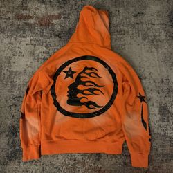 Orange Hellstar Hoodie
