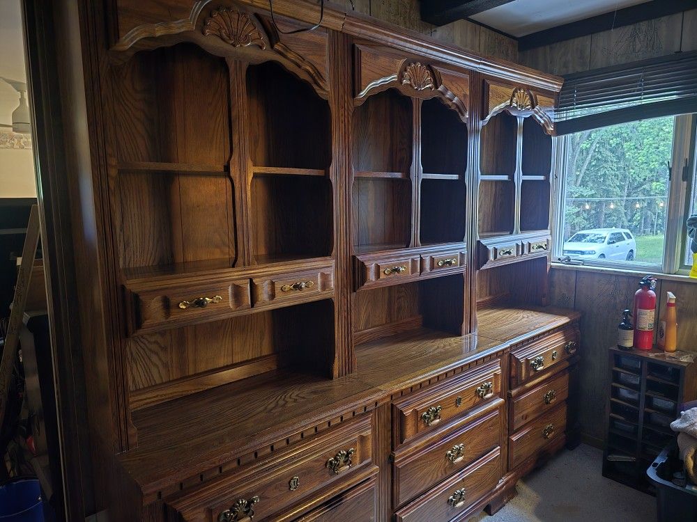 China Hutch Dresser Set 