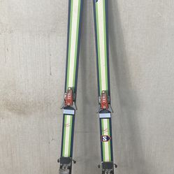 Vintage K2 233 Skis W/ Salomon Bindings