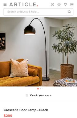 Article Crescent Floor Lamp