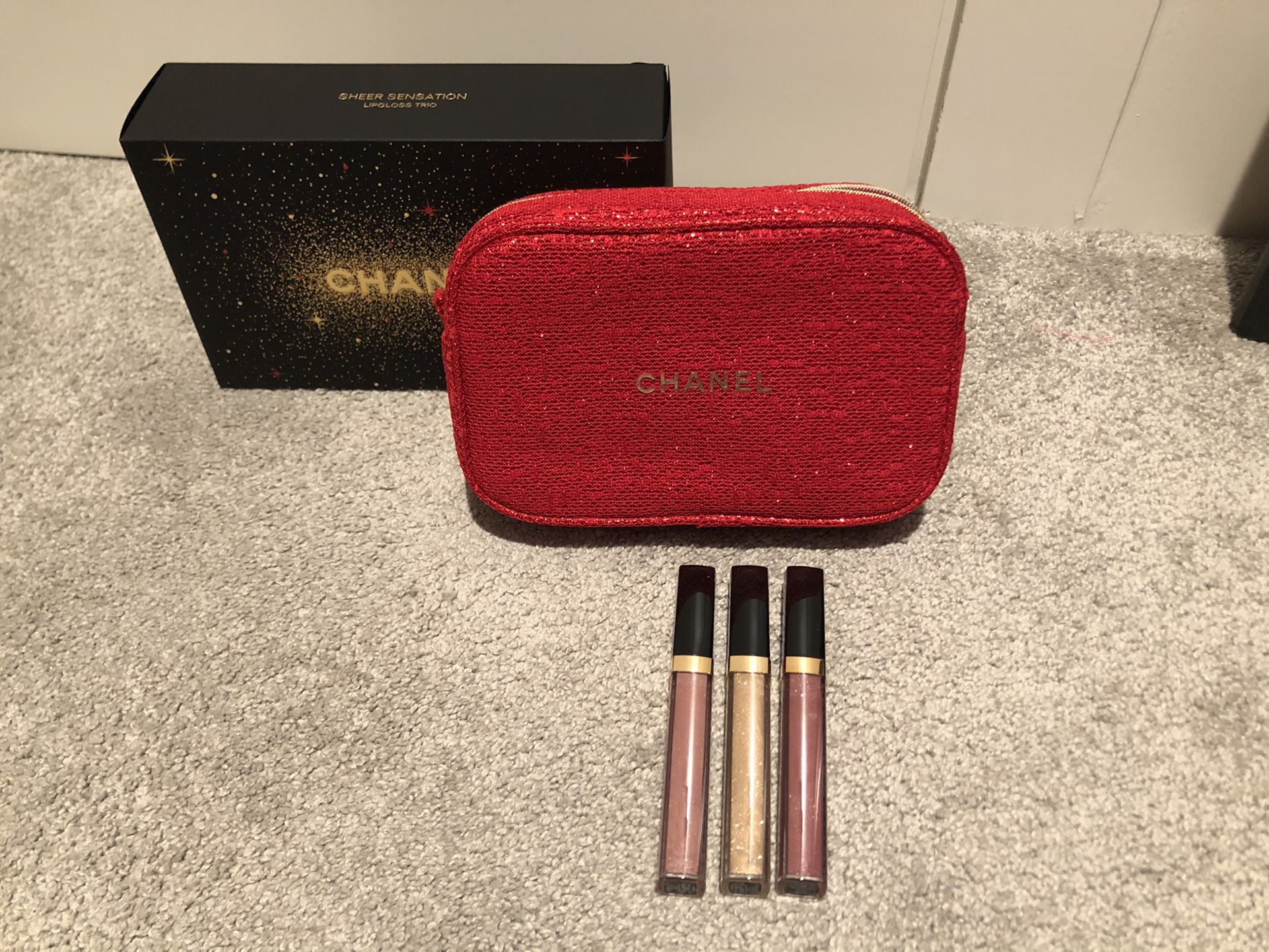 New Chanel SHEER SENSATION Lipgloss Trio Gift Set in 2023