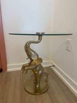 Gold Elephant coffee table/side table