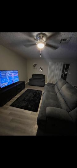 Couch and love seat/chunky recliner