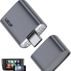 Wireless CarPlay Adapter for Apple iPhone 2025 Upgrade, Converts Factory Wired to Wireless, No Delay, Stable Connection, Mini Apple Carplay Wireless A