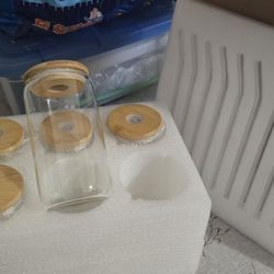 12 Pack.  16 Onz Glass Cup 