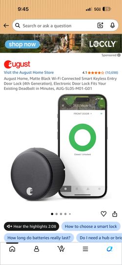 Smart door lock
