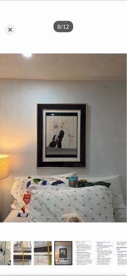 Erté The Bird Cage Color Serigraph Framed