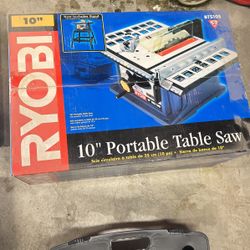 10 In Portable Table Saw 