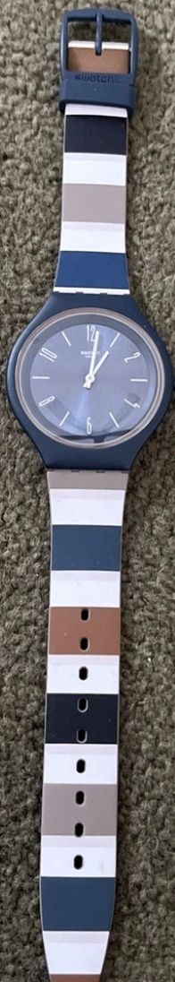 Vintage SWATCH Watch Sapphire Face Swiss V8