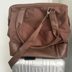 BEIS Weekender Bag Maple Brown