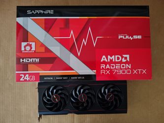 [READ DESC!!] AMD Sapphire 7900XTX Pulse 24 GB GPU (w/ warranty)