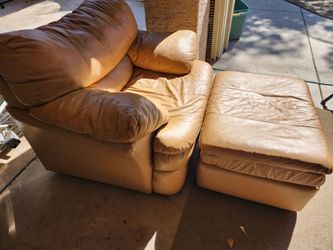 Leather chair faux leather