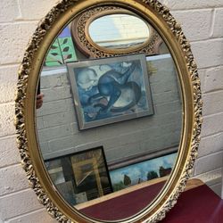 31 By 23 Solid Wood Antique Mirror 