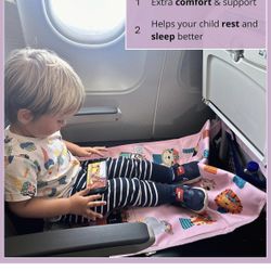 Toddler Airplane Bed & Seat Extender – Cozy & Easy Setup Airplane Travel Bed for Kids, Ages 1-4 Higley/Ray