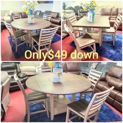 Counter Height Diningroom Furniture Dining Table Sets 