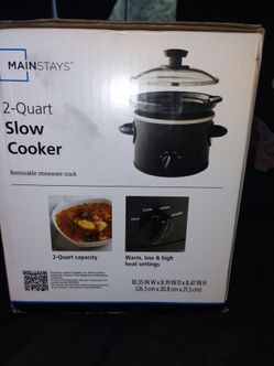 2 Quart slow cooker