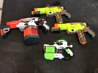 Nerf gun collection