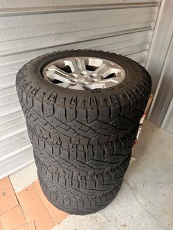 Chevy Silverado wheels  275/65r18