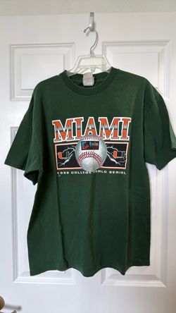 Miami Hurricanes 1999 College World Series T-Shirt