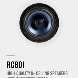 Polkaudio  RC80i In-wall Speaker Set Of 2