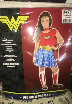 Halloween Wonder Woman Child Medium Costume
