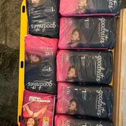 8 Packs Of Goodnites Overnight Underwear for Girls, XL, 11 Ct Each. All 8 For $35 Firm. 