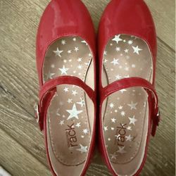 Girls Size 1 Red Heels From Nordstrom 