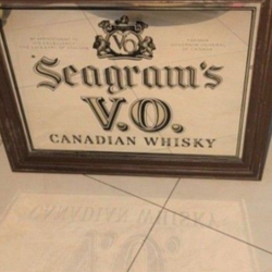 Seagrams V.O Mirror Picture 23x 20