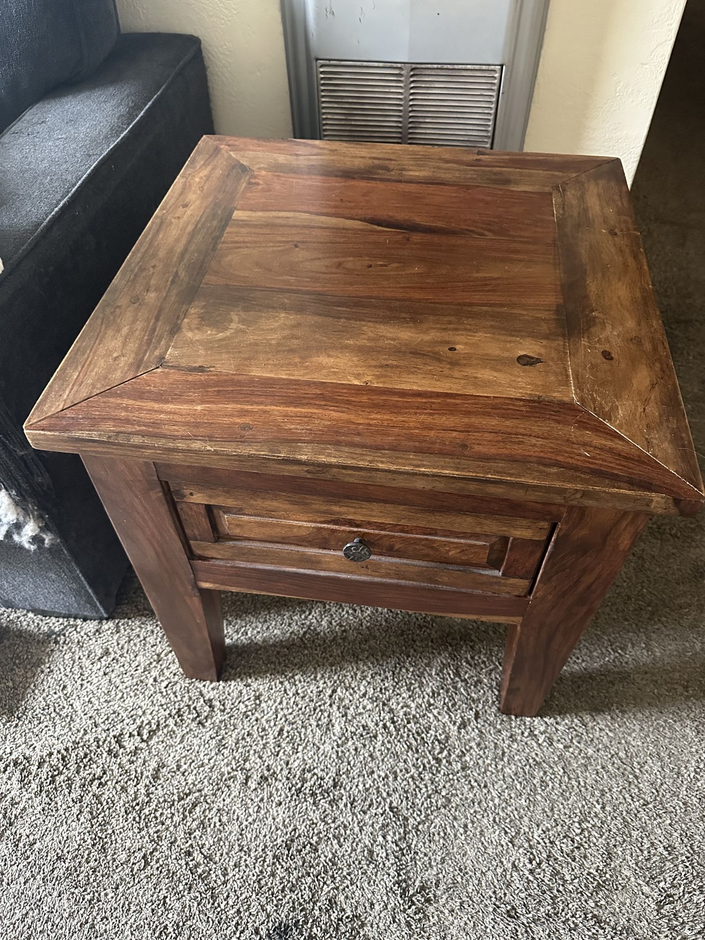 Solid Wood End Table / Nightstand